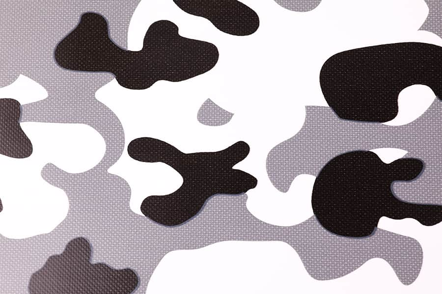 PVC presenning Camouflage trykt